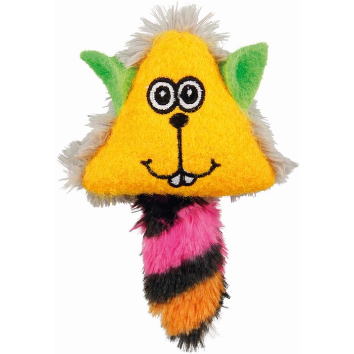 Игрушка Trixie "Морда животного", треугольное, плюш/войлок, 7 см