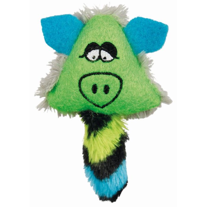 Игрушка Trixie "Морда животного", треугольное, плюш/войлок, 7 см