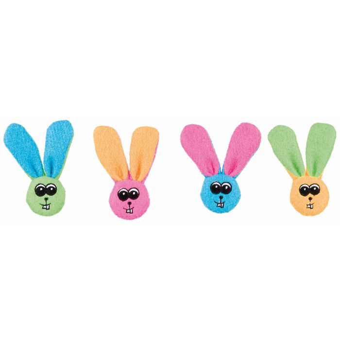 Игрушка Trixie "Кролик с погремушкой", войлок, 12 см