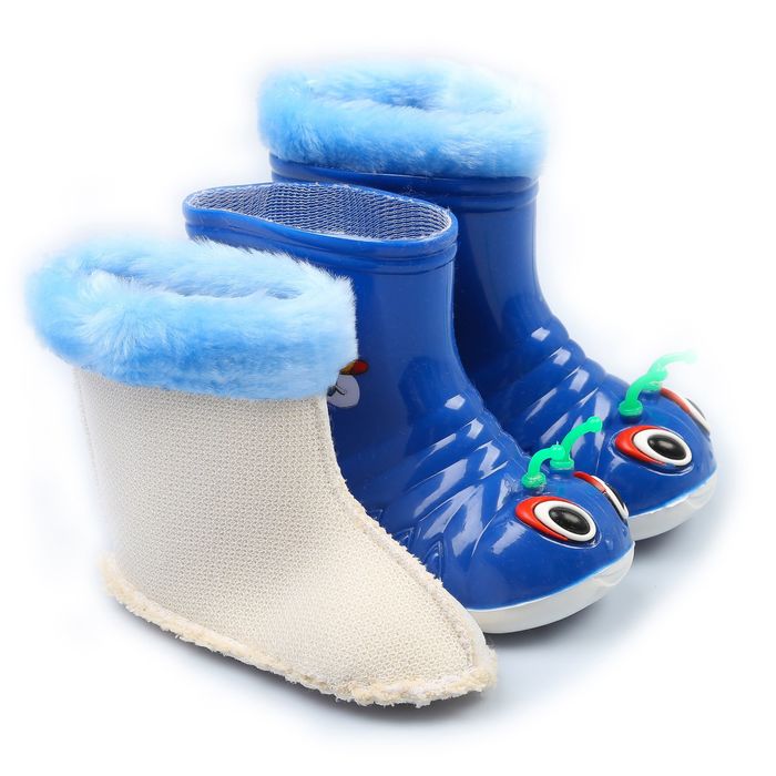 Сапоги резиновые детские "Авиатор", размер 23, синий