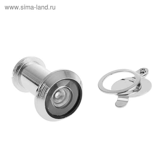 

Глазок дверной, тип 1, L= 25-42 мм, d=14 мм, со шторкой, цвет хром