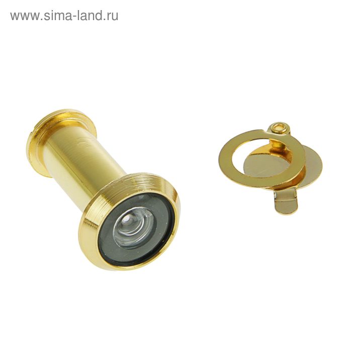 

Глазок дверной, тип 1, L= 35-60 мм, d=14 мм, со шторкой, цвет золото