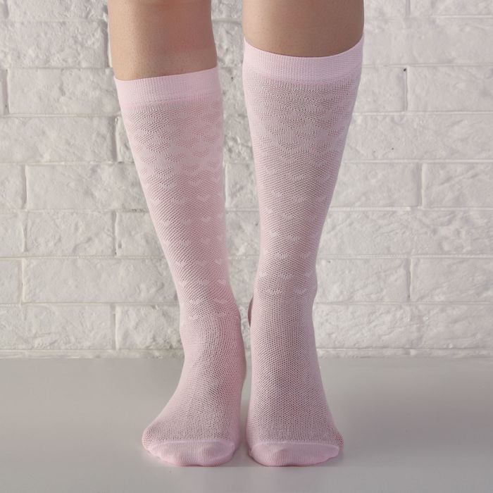 Гольфы детские ажур "Медвежонок" 20-22 см, 7-9 лет, 80% хл.,17% п/э, 3% эл.