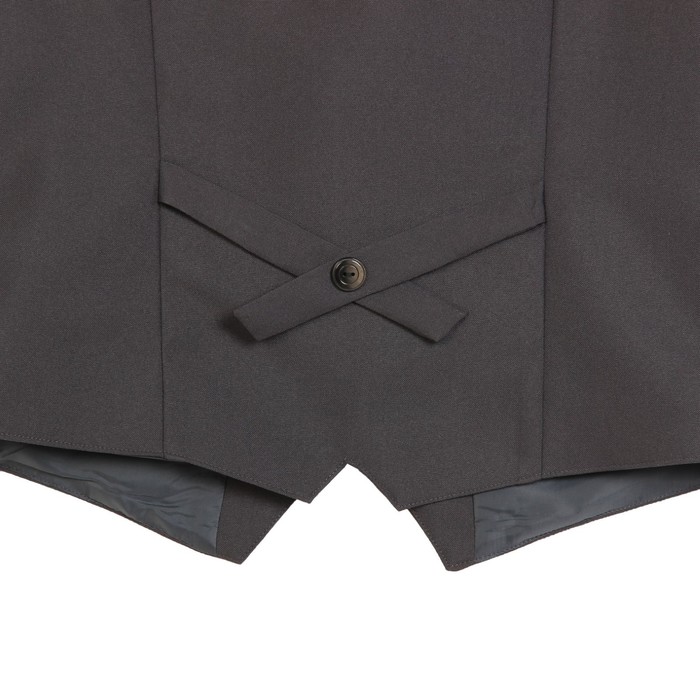 Жилет для мальчика, рост 152 см, цвет тёмно-серый 15-201-1