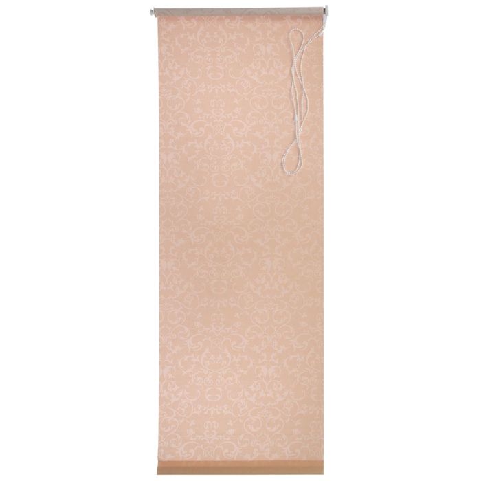 Штора рулонная 50х175 см "Дельфы", цвет темно-бежевый