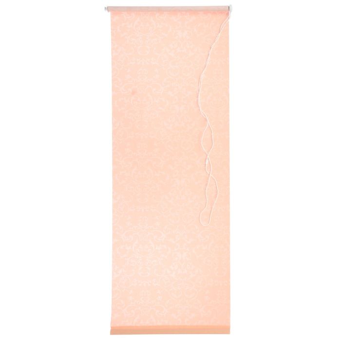 Штора рулонная 60х175 см "Дельфы", цвет персиковый
