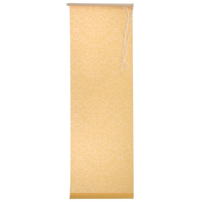 Штора рулонная 50х175 см "Дельфы", цвет песочный