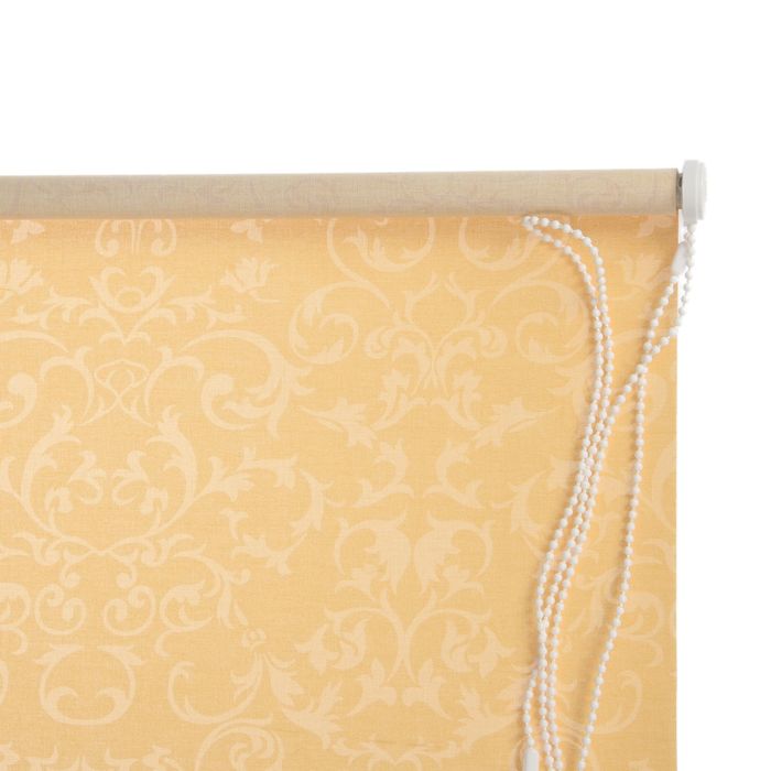 Штора рулонная 120х175 см "Дельфы", цвет песочный