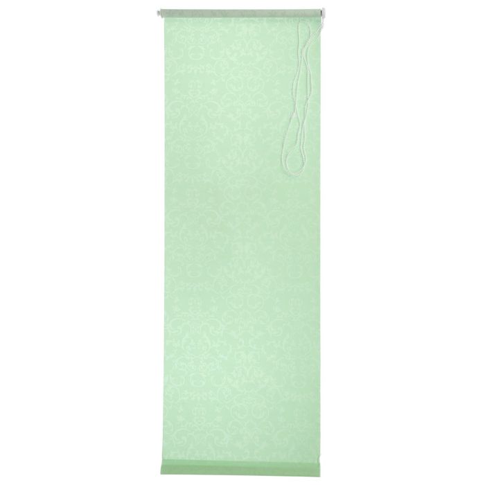 Штора рулонная 90х175 см "Дельфы", цвет оливковый