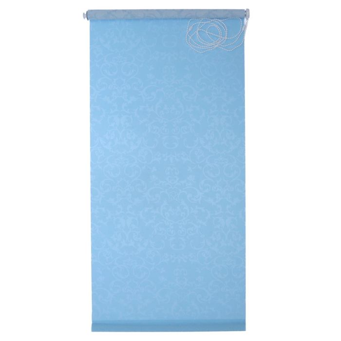 Штора рулонная "Дельфы" 50х175 см, цвет голубой