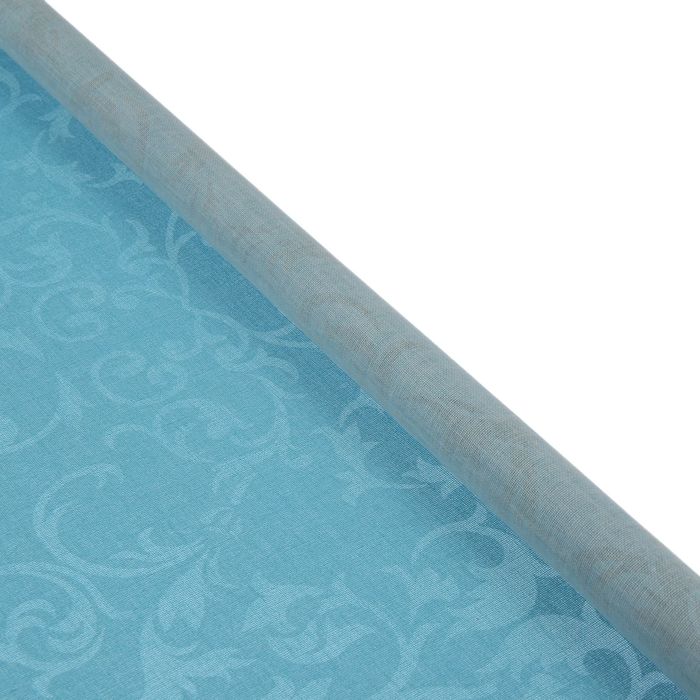 Штора рулонная 100х175 см, "Дельфы", цвет аквамарин