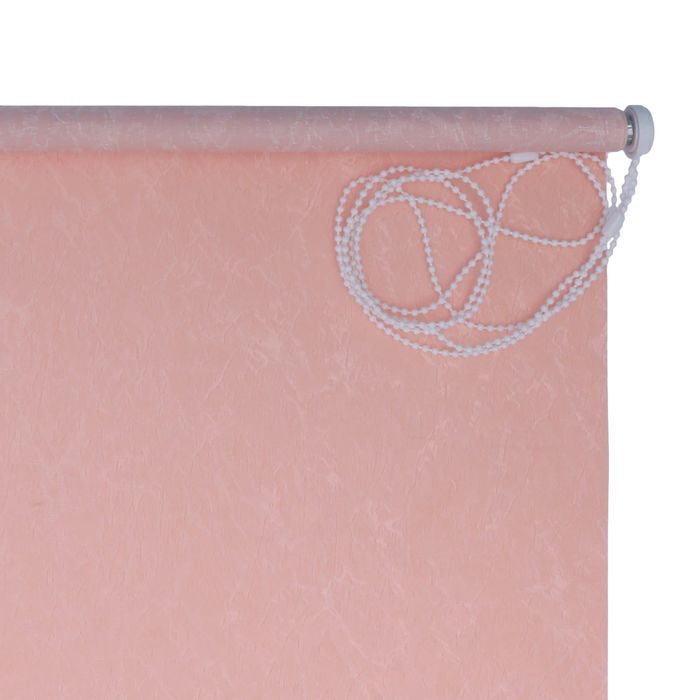 Штора рулонная 80х175 см, "Фрост", цвет лососевый