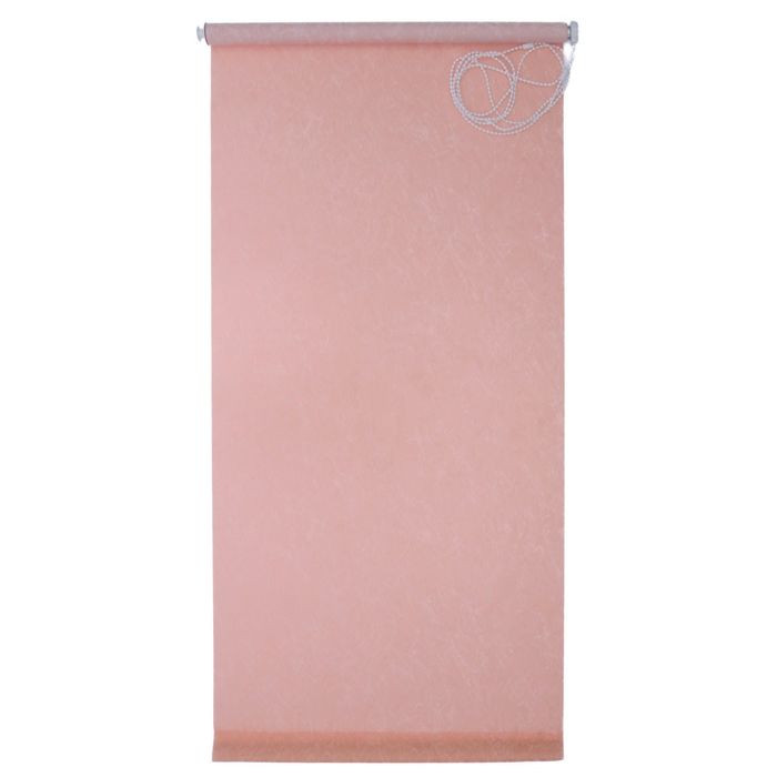 Штора рулонная 90х175 см, "Фрост", цвет лососевый