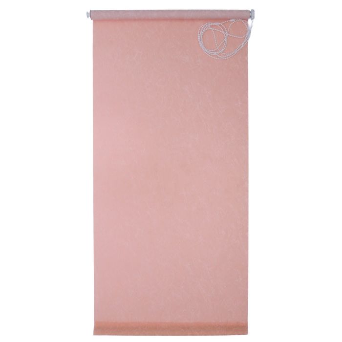 Штора рулонная 100х175 см, "Фрост", цвет лососевый