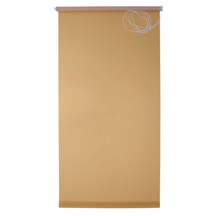 Штора рулонная 100х175 см, "Плайн", цвет мускат