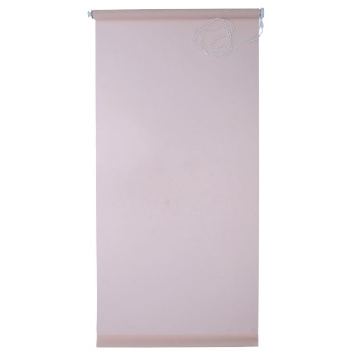 Штора рулонная 140х175 см, "Плайн", цвет пудровый