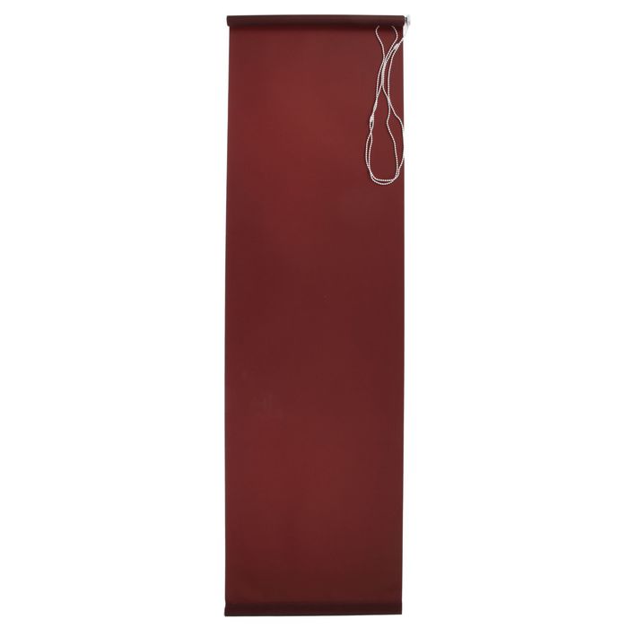 Штора рулонная 80х175 см "Плайн", цвет темно-коричневый