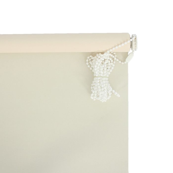 Штора рулонная 50х175 см "Плайн", цвет кремовый