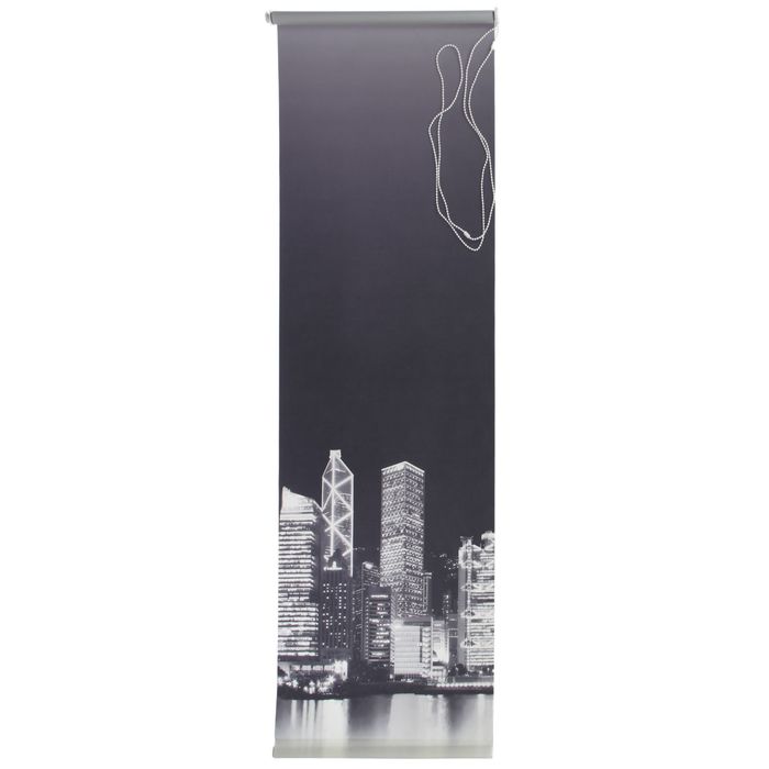 Штора рулонная 70х175 см "Сити", цвет монохром