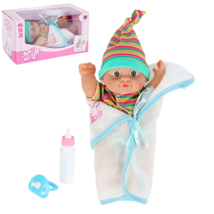 Пупс музыкальный "Малыш" с аксессуарами, МИКС