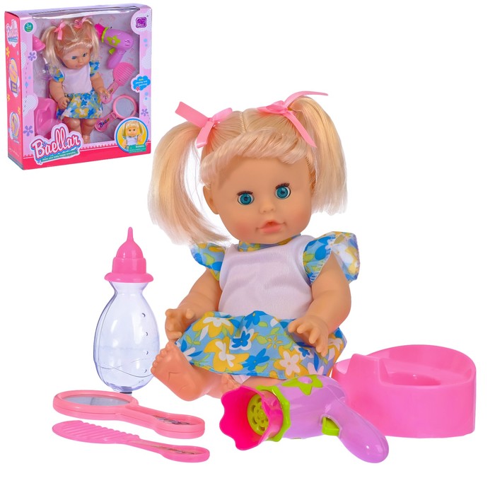 Пупс функциональный "Анюта" пьет, писает с аксессуарами