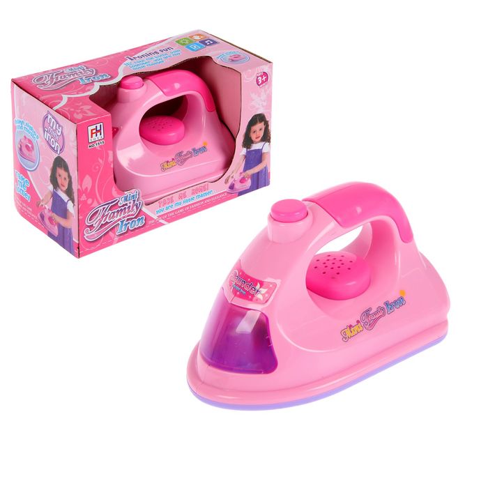 Бытовая техника «Утюг: Уют» с аксессуарами, световые эффекты, работает от батареек