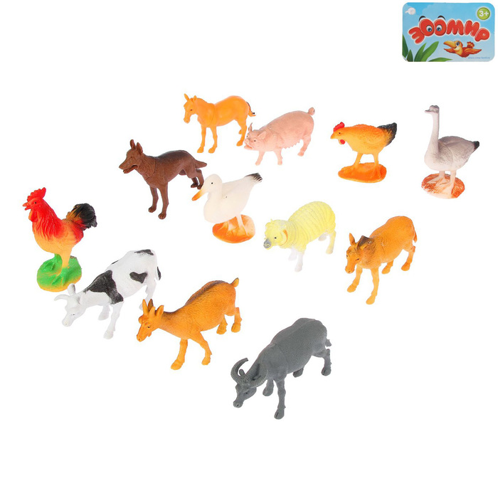 Фигурка животного "Ферма", МИКС