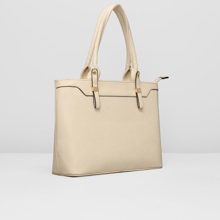 Сумка женская, 1 отдел, наружный карман, цвет бежевый