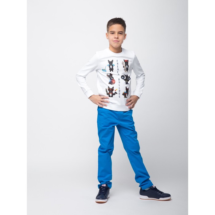 Брюки для мальчика, рост 152 см, цвет синий