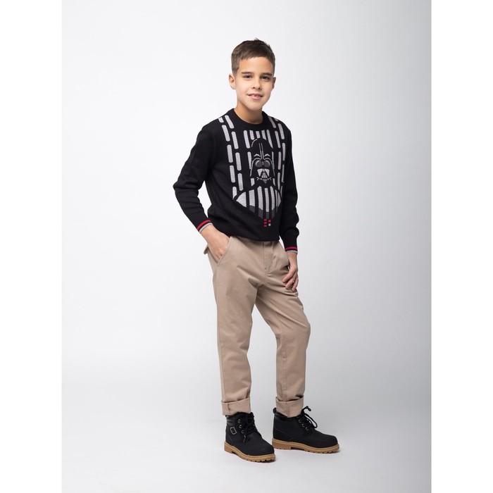 Брюки для мальчика, рост 146 см, цвет бежевый