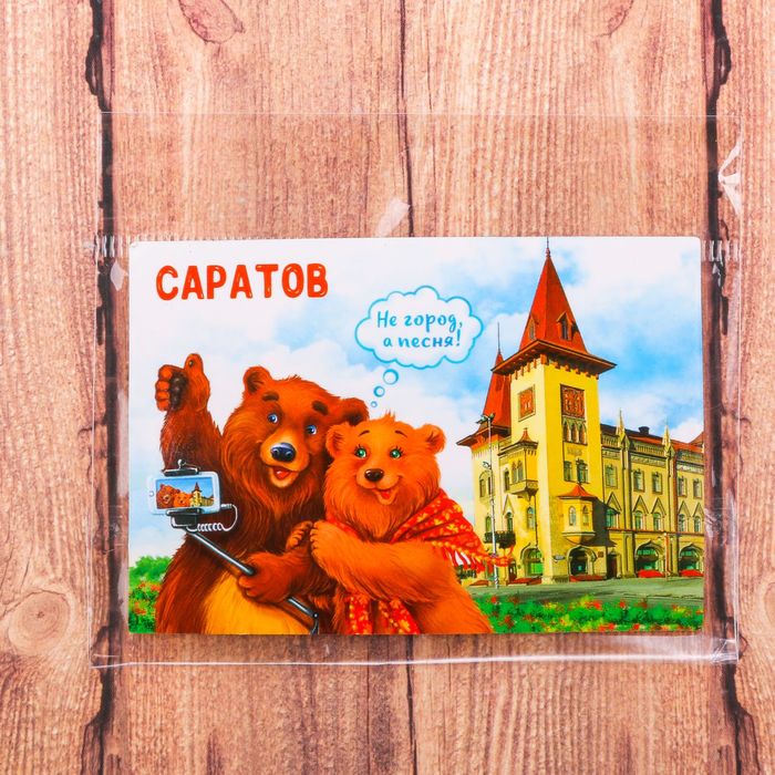 Магнит двусторонний «Саратов»