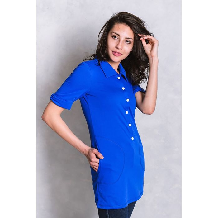 Туника женская WK23317 цвет васильковый, рост 158-164, р-р 46