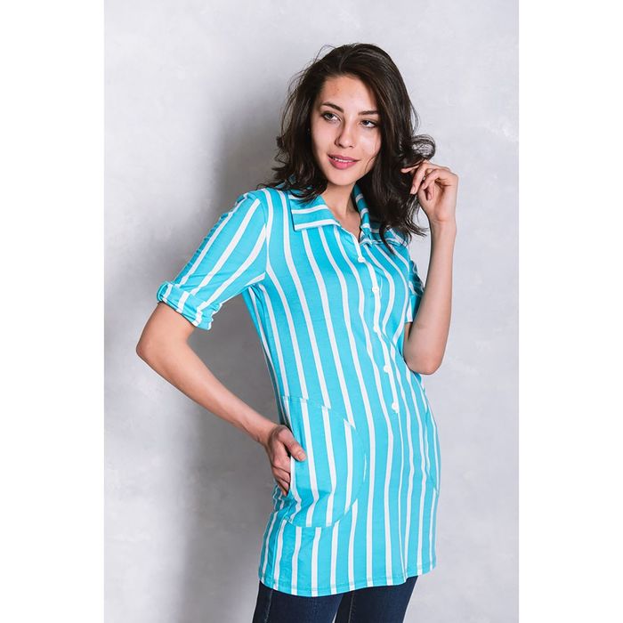 Туника женская WK23317 цвет мятный, рост 158-164, р-р 56