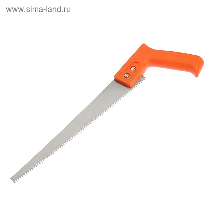цена Ножовка по дереву ЛОМ, выкружная, пластиковая рукоятка, 7-8 TPI, 300 мм
