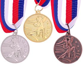 Медаль тематическая «Парные танцы», бронза, d=3,5 см Ош