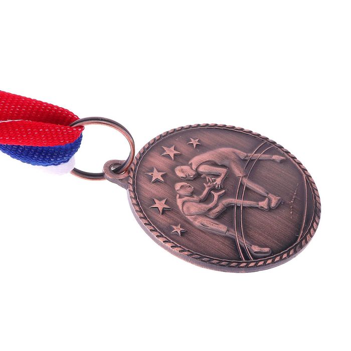 Медаль тематическая 120 "Вольная борьба" бронза