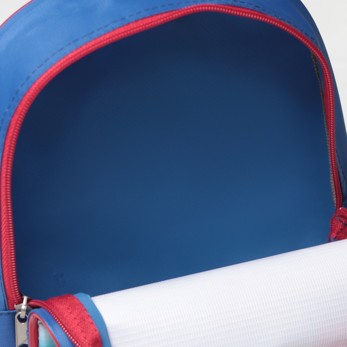 Рюкзак детский, 1 отдел, светоотражающая вставка, цвет голубой