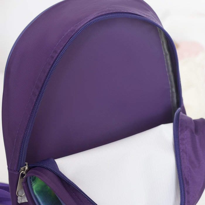 Рюкзак детский, 1 отдел, светоотражающая вставка, цвет тёмно-синий