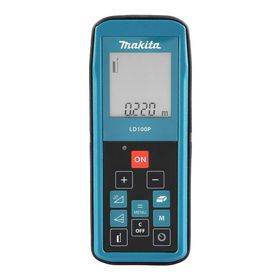 

Дальномер лазерный Makita LD100 P, точн-1.5мм, дал-0.05-100м, 0.125кг, 635 нм, чехол