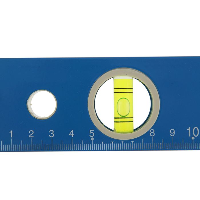 Уровень VOREL, 40 см, 3 глазка, с линейкой, алюминиевый