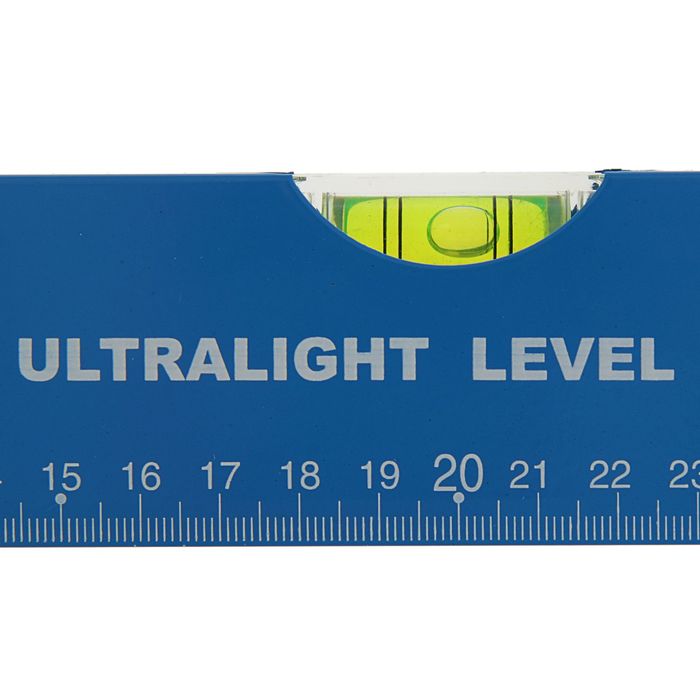 Уровень VOREL, 40 см, 3 глазка, с линейкой, алюминиевый