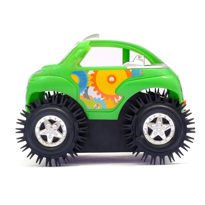 Машина-перевертыш "Гонка", работает от батареек