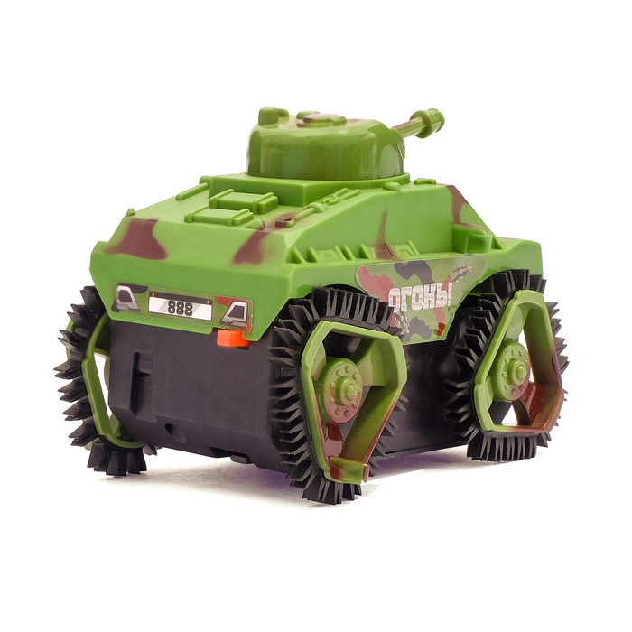 Машина-перевертыш "Танк", работает от батареек