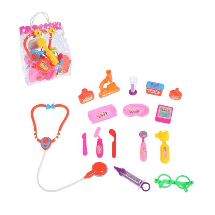 Набор доктора "Маленький профессор-1", 16 предметов