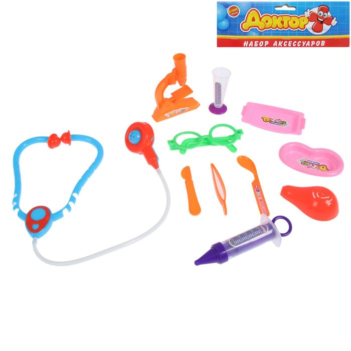 Набор доктора "Маленький профессор-3", 11 предметов