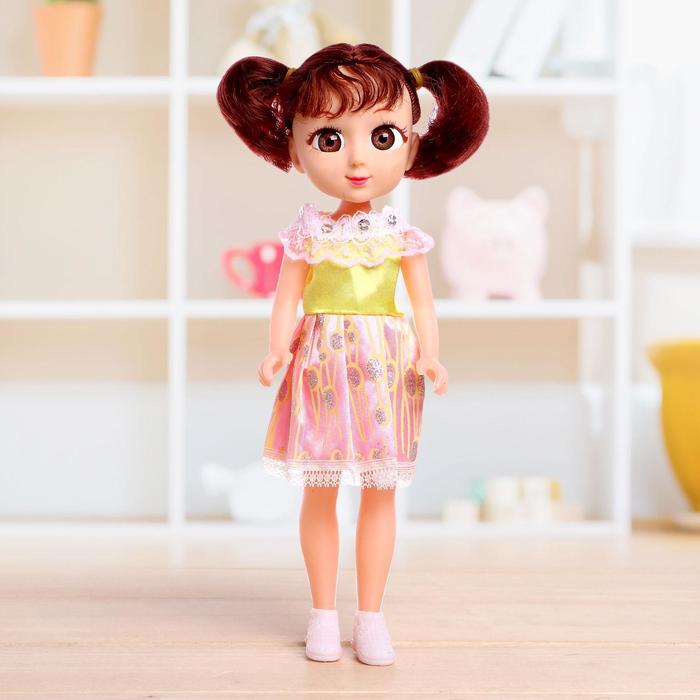 Кукла "Милана" в платье, МИКС