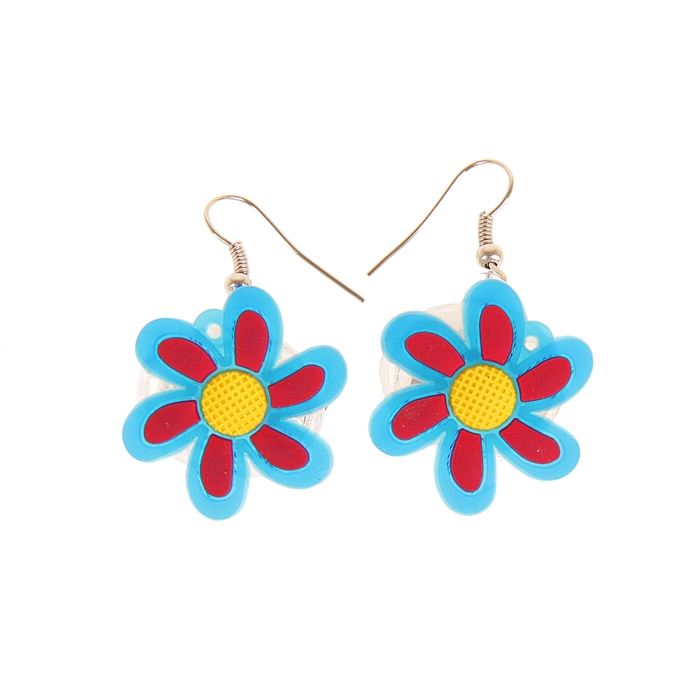 Световые серьги "Ромашка"