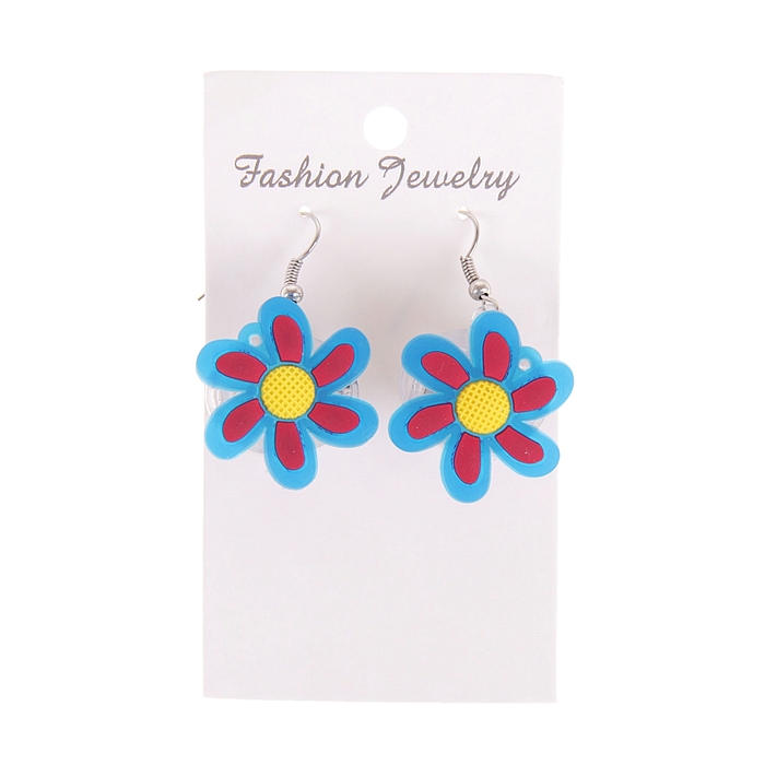 Световые серьги "Ромашка"