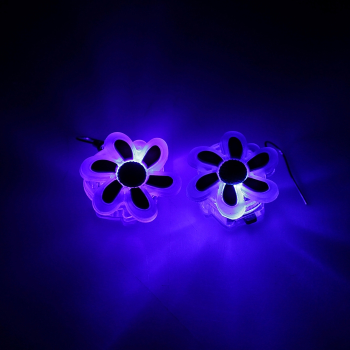 Световые серьги "Ромашка"