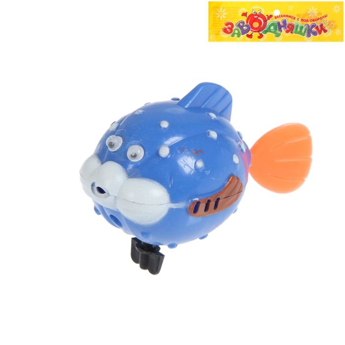 Игрушка заводная водоплавающая "Веселые звери", МИКС